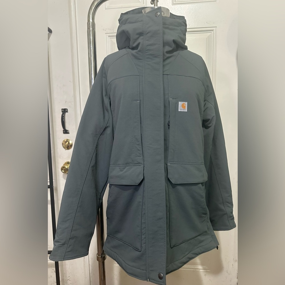 Carhartt Green Hooded Coat